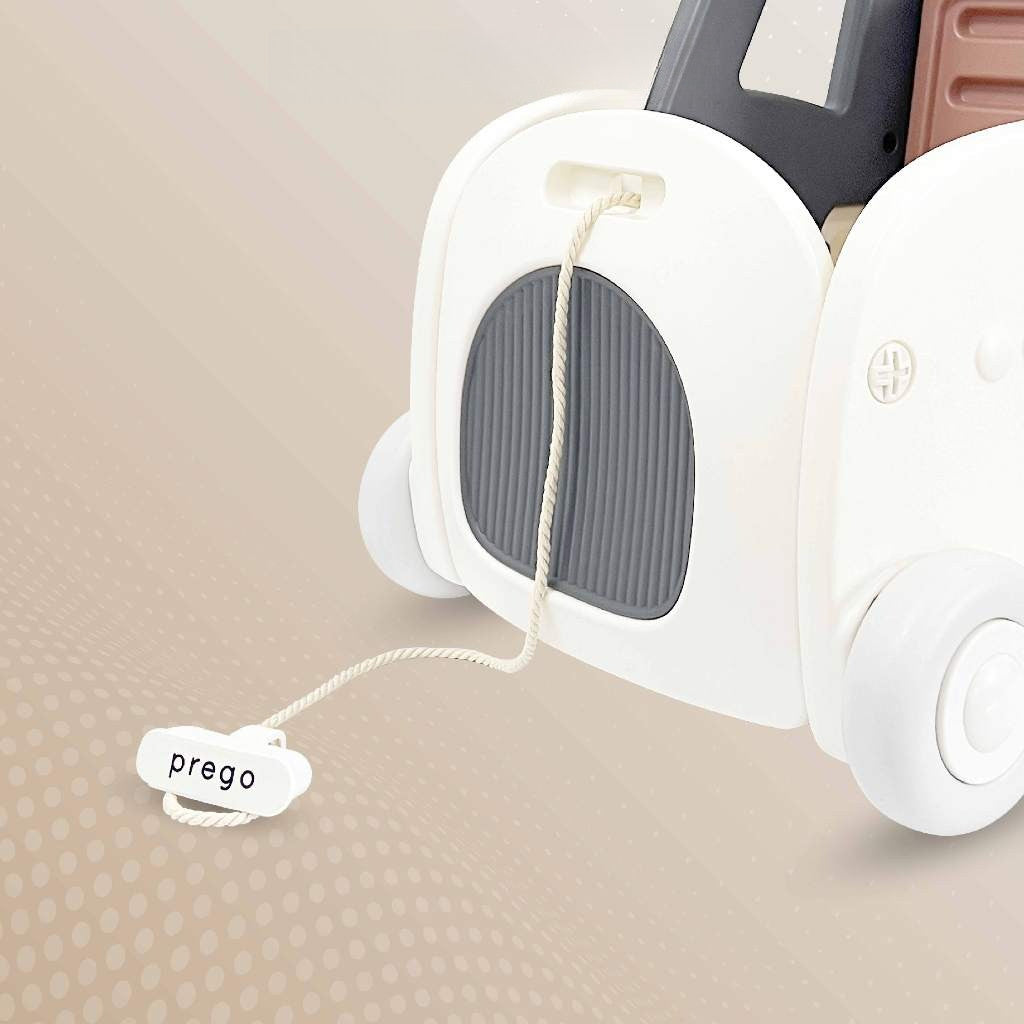 Prego Baby Push n Pull Walker 4 In 1 Walker Wagon Trolley For Kid