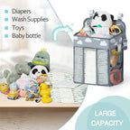 Mums Choice Baby Diaper Organizer Large Capacity Hanging Crib & Stroller Storage Bag