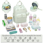 Mums Choice Waterproof Diaper Bag with Adjustable Padded Strap & Changing Mat SC208