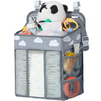 Mums Choice Baby Diaper Organizer Large Capacity Hanging Crib & Stroller Storage Bag