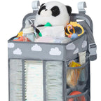 Mums Choice Baby Diaper Organizer Large Capacity Hanging Crib & Stroller Storage Bag