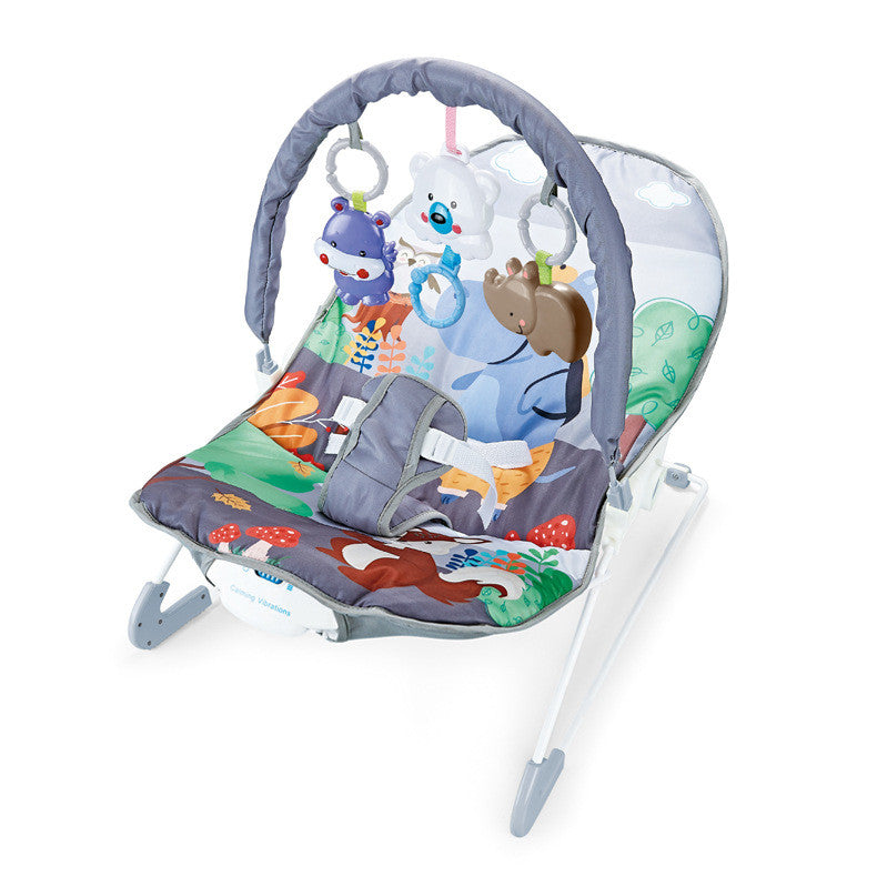 Gift Station Multifunction Baby Rocker with Music & Vibration | Adjustable Infant Bouncer Seat