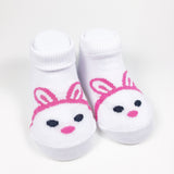 Casila Baby Socks / Booties / 100% Organic Cotton/ 0-6M