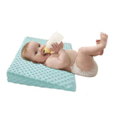 Mums Choice baby wedge pillow / newborn milk spilt prevent ramp pillow