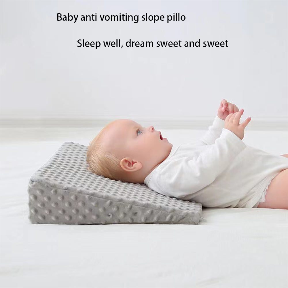 Mums Choice baby wedge pillow / newborn milk spilt prevent ramp pillow