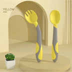 MISUTA Bendable / Curve-able Baby Spoon and Fork Set