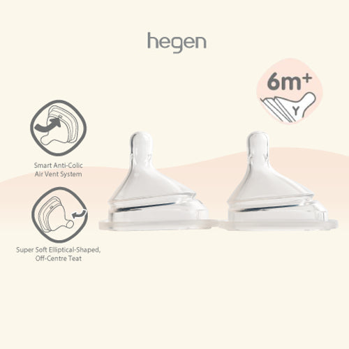 Hegen Teat Thick Feed, 2-Pack (for thickened liquids)