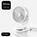 Nemobaby 10000mAh Built-in battery USB Clip Stroller Fan /Desk top Fan with 4 Speed