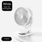 Nemobaby 10000mAh Built-in battery USB Clip Stroller Fan /Desk top Fan with 4 Speed