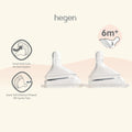 Hegen Teat Fast Flow, 2-Pack (6 months and beyond)