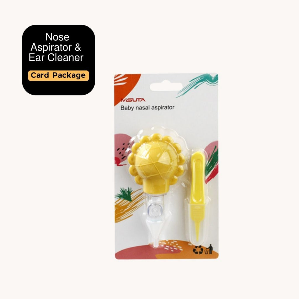 Misuta Silicone Newborn Nose Aspirator + Ear Cleaner Toddler
