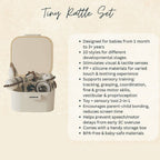 HEORSHE Tiny Rattle Set 1MTH - 3YRS