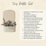 HEORSHE Tiny Rattle Set 1MTH - 3YRS