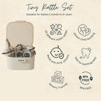 HEORSHE Tiny Rattle Set 1MTH - 3YRS
