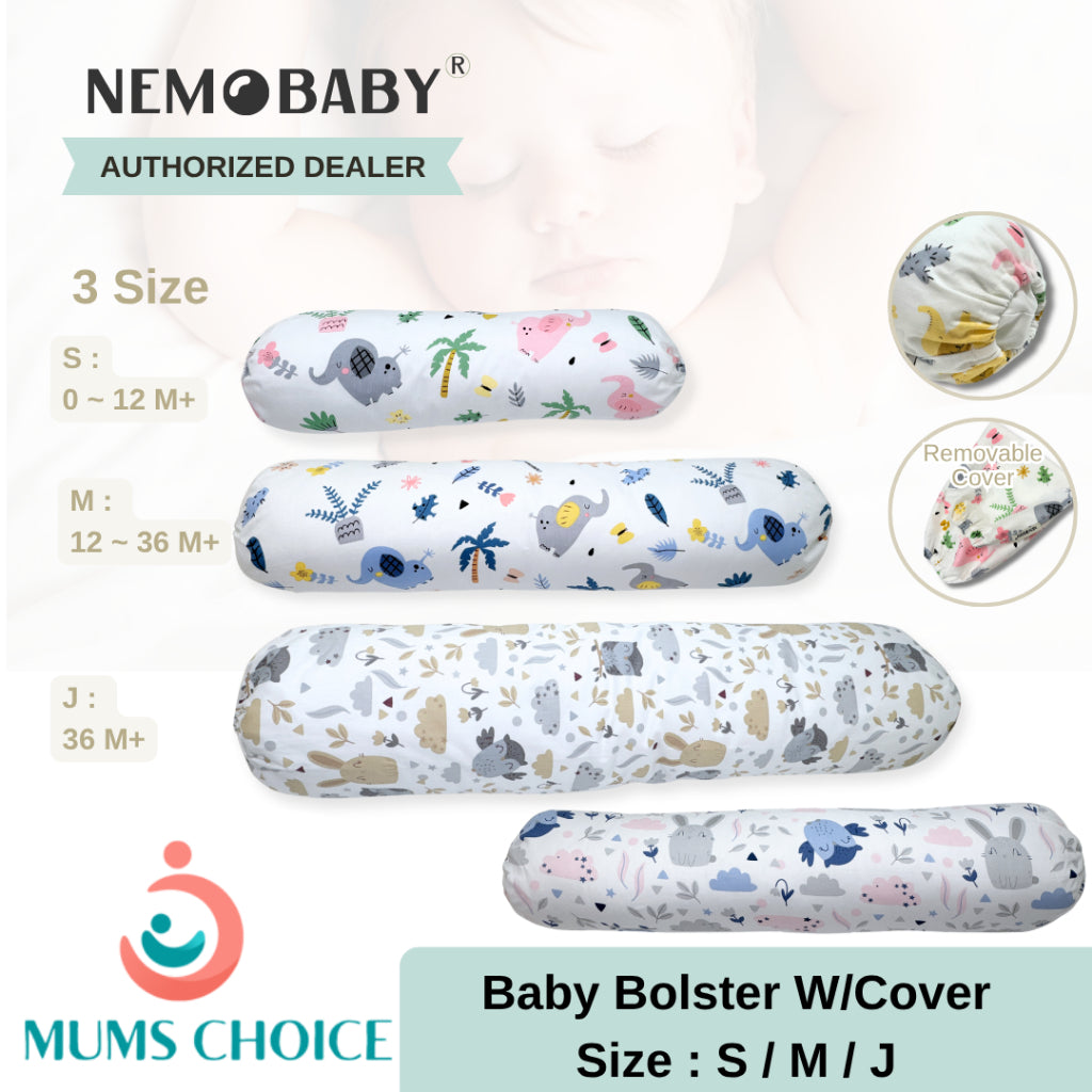 Nemobaby 100% Premium Cotton Baby Bolster