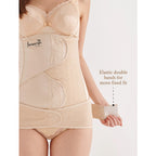 Bmama 2 in 1 Belly and Pelvic Binder Satin Set (Golden Girdle)