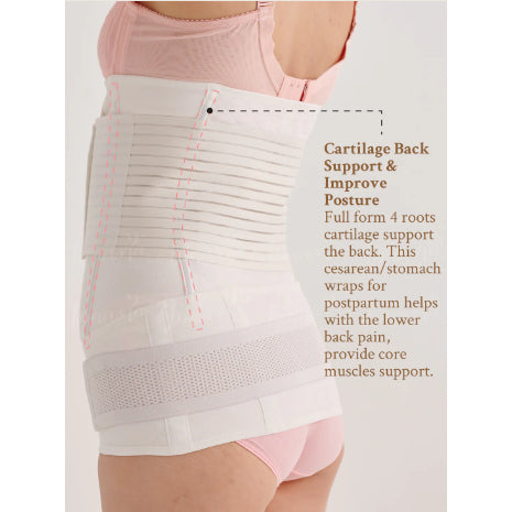 Bmama Pure Cotton Anti Allergy Belly Binder Set (3pcs)