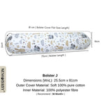 Nemobaby 100% Premium Cotton Baby Bolster