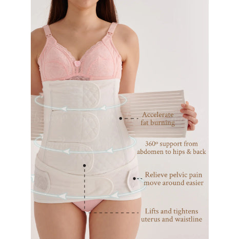 Bmama Pure Cotton Anti Allergy Belly Binder Set (3pcs)