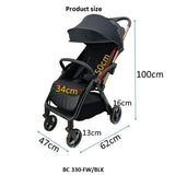 Fairworld Auto Fold Compact Stroller BC330