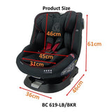 Fairworld MAX 360 Rotating Car Seat With Isofix BC 619