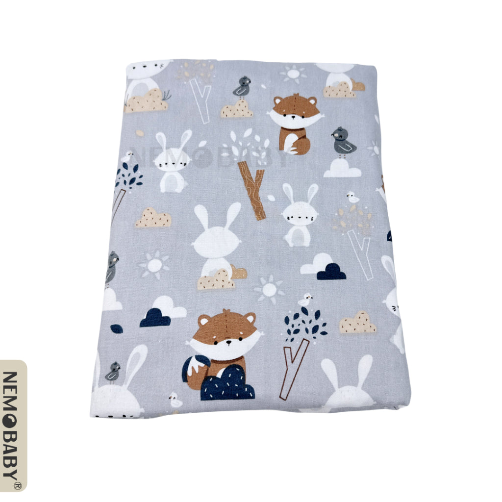 Nemobaby 100% Premium Cotton Baby Mattress Fitted Sheet