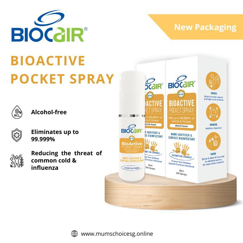 BioCair ® BC-65 Anti-HFMD BioActive Pocket Spray (50ml)
