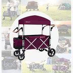 Mums Choice premium deluxe foldable strong wagon / stroller-Upgrade version