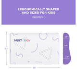 MLILY 3 In 1 Jama Kids Memory Foam Pillow Adjustable Height Contour