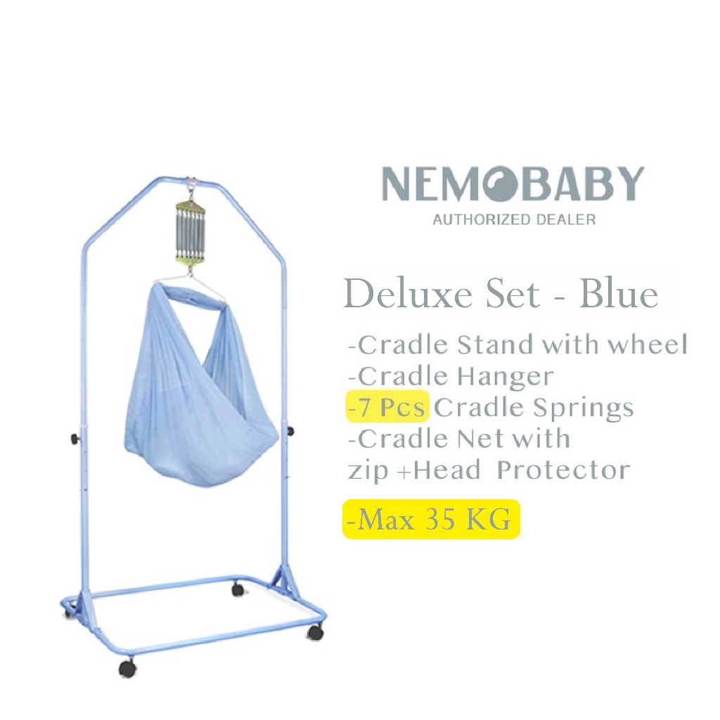 Nemobaby XL Foldable Spring Baby Cradle Set