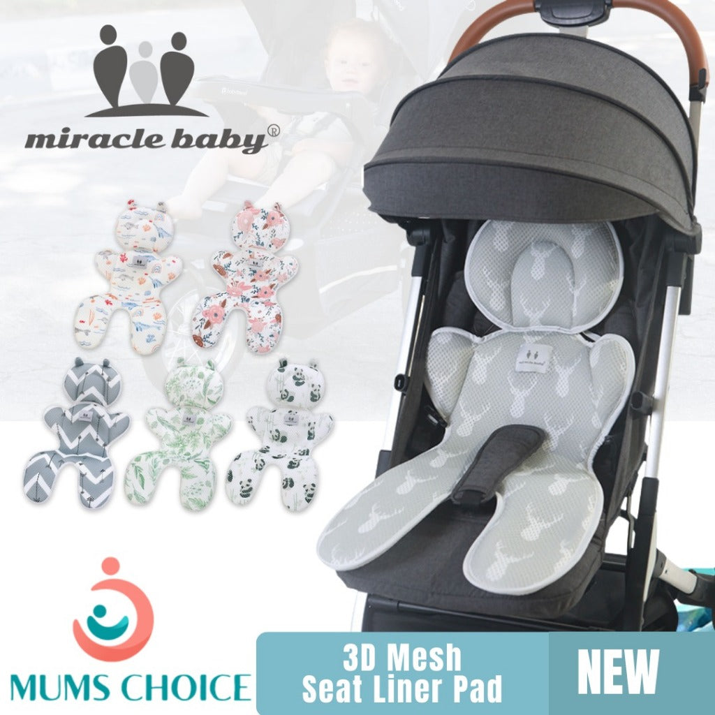 Mums Choice 3D Mesh Stroller Seat Liner Pad