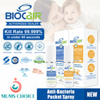 BioCair BC-65 BioActive HFMD /  Disinfectant Anti-Bacterial Pocket Spray 50ML (Total 2 Bottle )