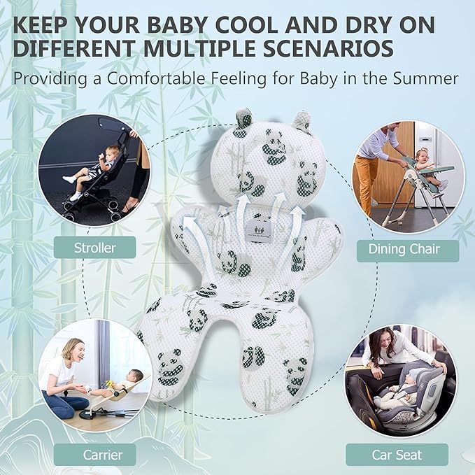 Mums Choice 3D Mesh Stroller Seat Liner Pad