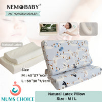 Nemobaby Breathable Kids Toddler Children Natural Latex Pillow Size 44*27*6cm / 50*30*6/9cm