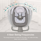 Mastela 4 in 1 Deluxe Multi Functional Baby Auto  Electronic Swing  Bouncer 【Mums Choice 】