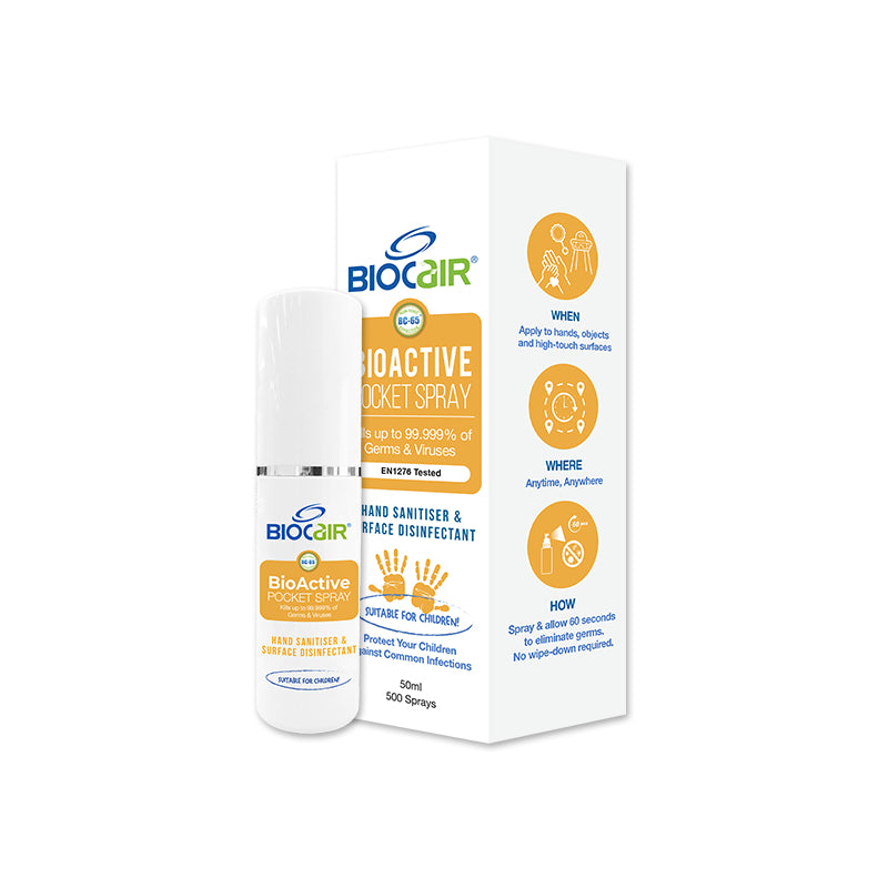 BioCair ® BC-65 Anti-HFMD BioActive Pocket Spray (50ml)