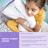 MLILY 3 In 1 Jama Kids Memory Foam Pillow Adjustable Height Contour