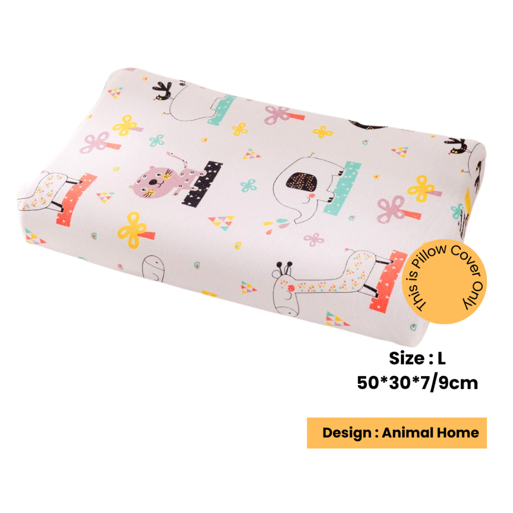 Nemobaby Breathable Kids Toddler Children Natural Latex Pillow Size 44*27*6cm / 50*30*6/9cm