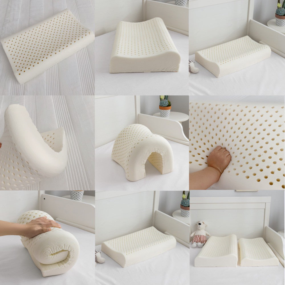 Nemobaby Breathable Kids Toddler Children Natural Latex Pillow Size 44*27*6cm / 50*30*6/9cm