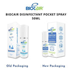 BioCair ® BC-65 Disinfectant Pocket Spray (50ml)