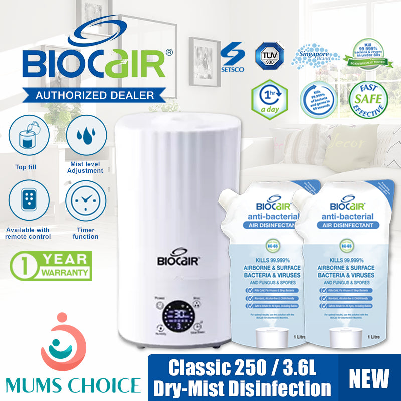 Biocair Classic 250 Aerial Disinfection Bundle