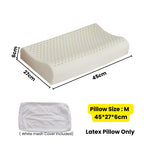 Nemobaby Breathable Kids Toddler Children Natural Latex Pillow Size 44*27*6cm / 50*30*6/9cm