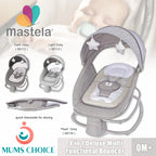 Mastela 4 in 1 Deluxe Multi Functional Baby Auto  Electronic Swing  Bouncer 【Mums Choice 】