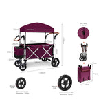 Mums Choice premium deluxe foldable strong wagon / stroller-Upgrade version