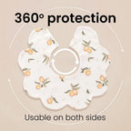 Nemobaby 1Pcs Lot Baby Cotton Bibs Waterproof Cartoon Embroidery Infant Accessories #Baby clothes
