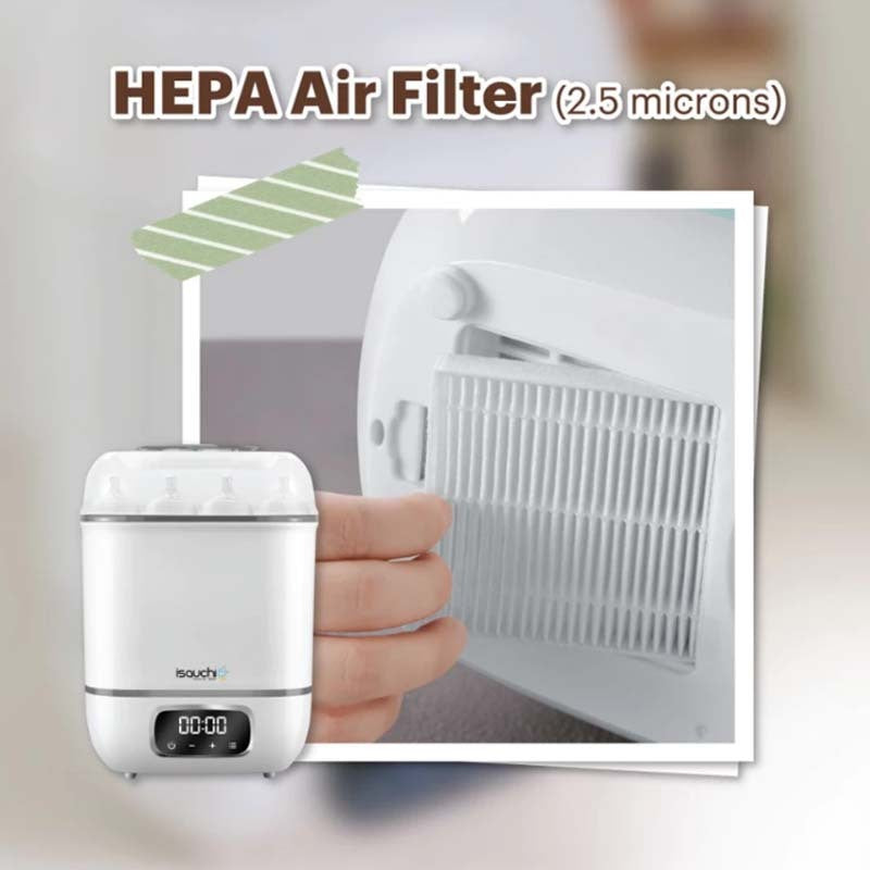 Isa Uchi 4-in-1 Digital Steam Sterilizer & Dryer | 1 Year Warranty