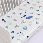 Mums Choice 100% Cotton baby cot fitted sheet crib mattress cover