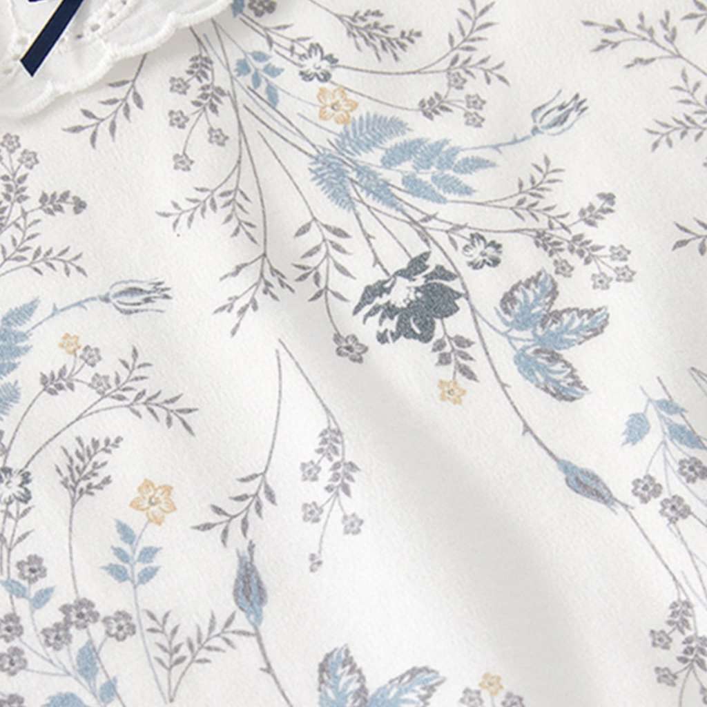 Nemobaby Flora Print Long Sleeve Baby Romper