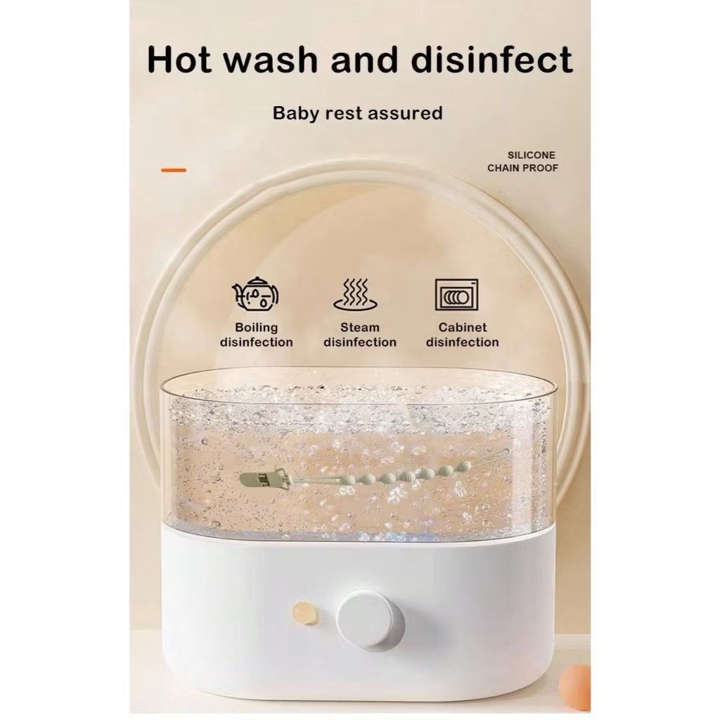 Mums Choice Silicone Pacifier Chain w/ Clip