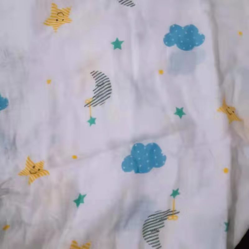 Nemobaby Muslin swaddle blanket  100% Organic Bamboo baby Swaddle  47 x 47’’ (120 x 120cm)